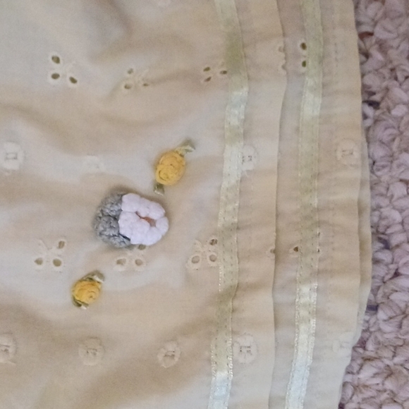 Vintage Spring Green Baby Dress - Picture 4 of 5